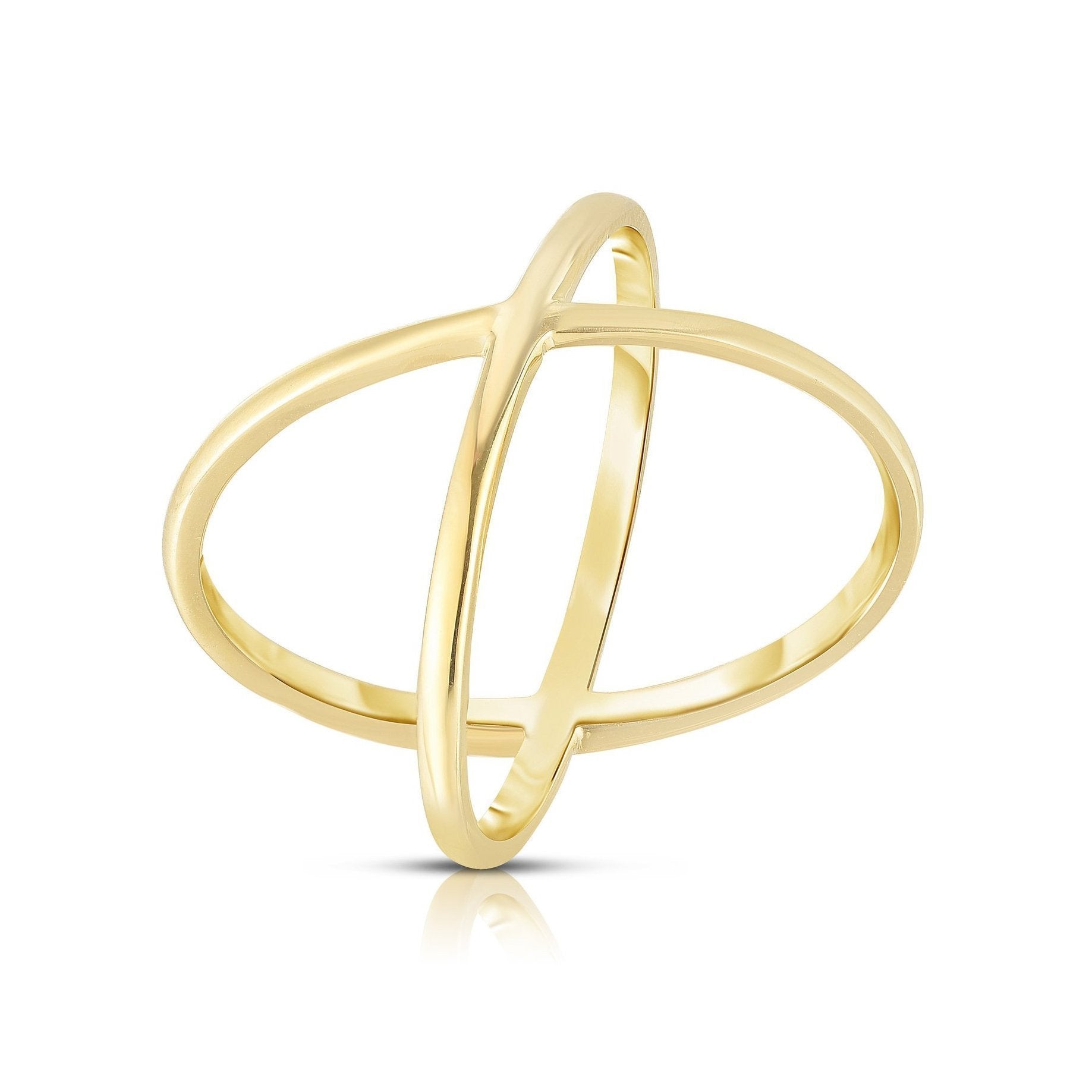 Gold X Ring - Ring Concierge