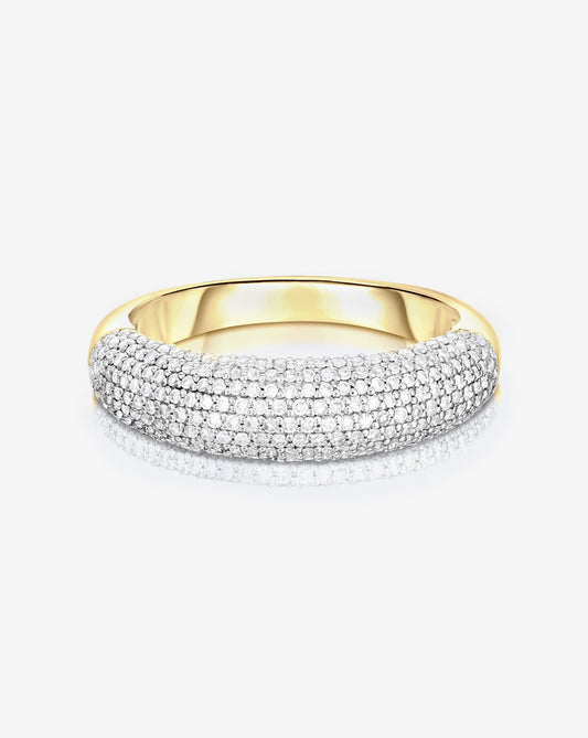 Ring Concierge Rings 14k Yellow Gold / 6 Pavé Diamond Cloud Ring