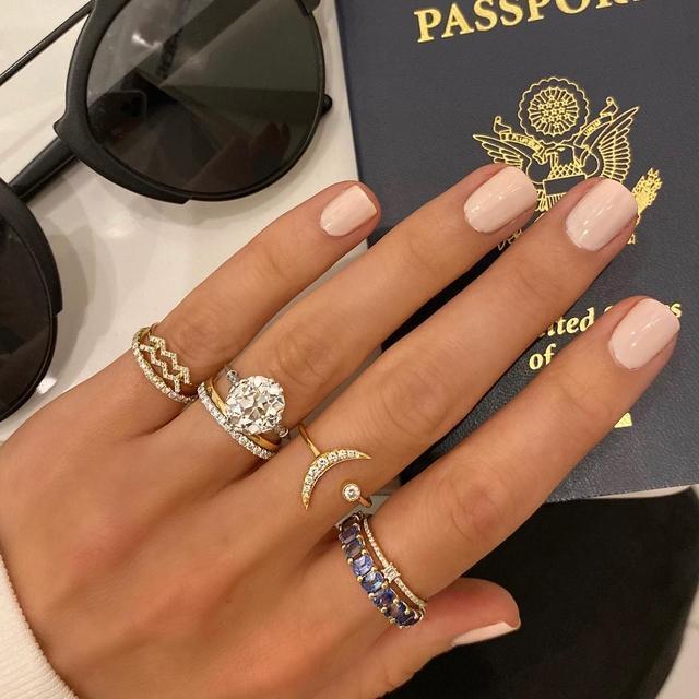 Ring Concierge Rings Baguette + Pavé Diamond Ring