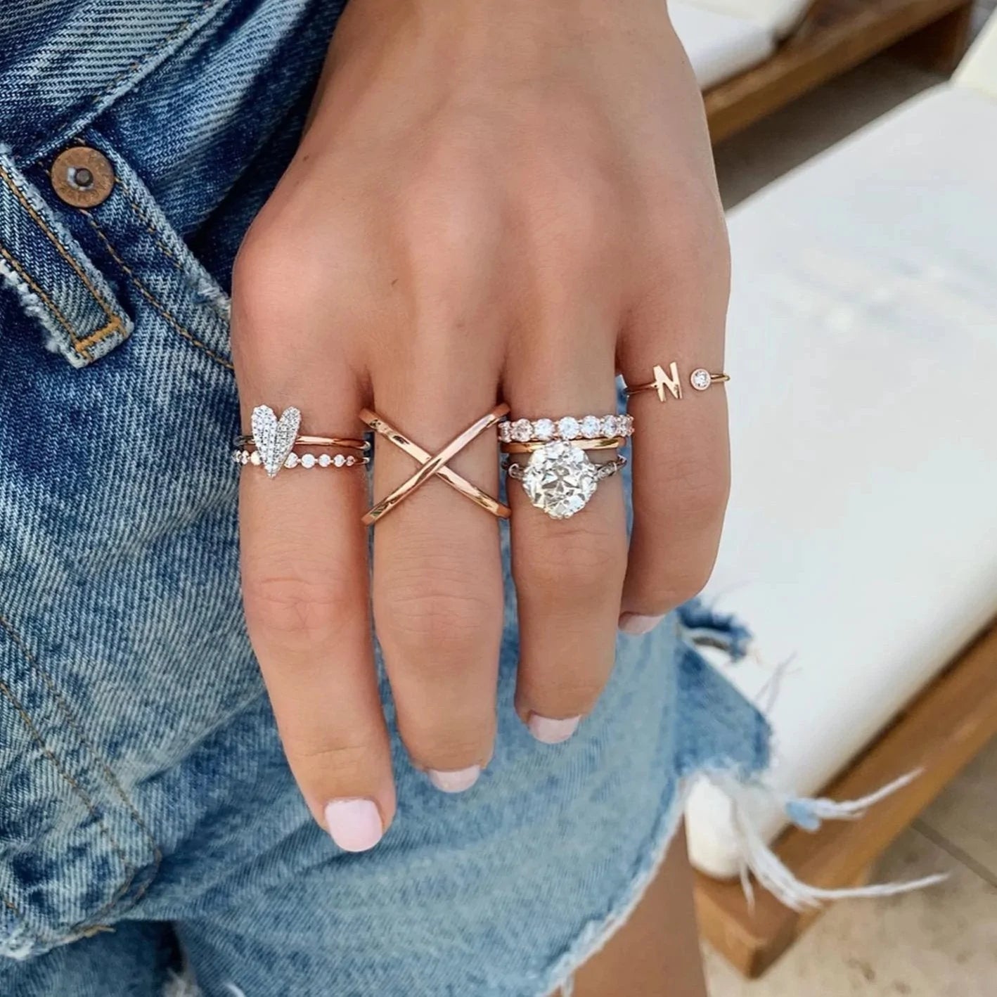 Ring Concierge Rings Diamond Heart Ring