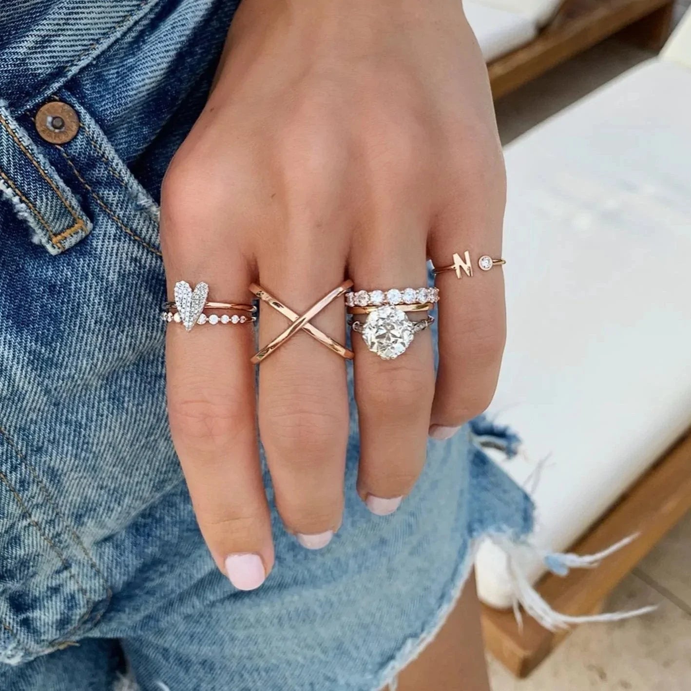 Ring Concierge Rings Diamond Heart Ring