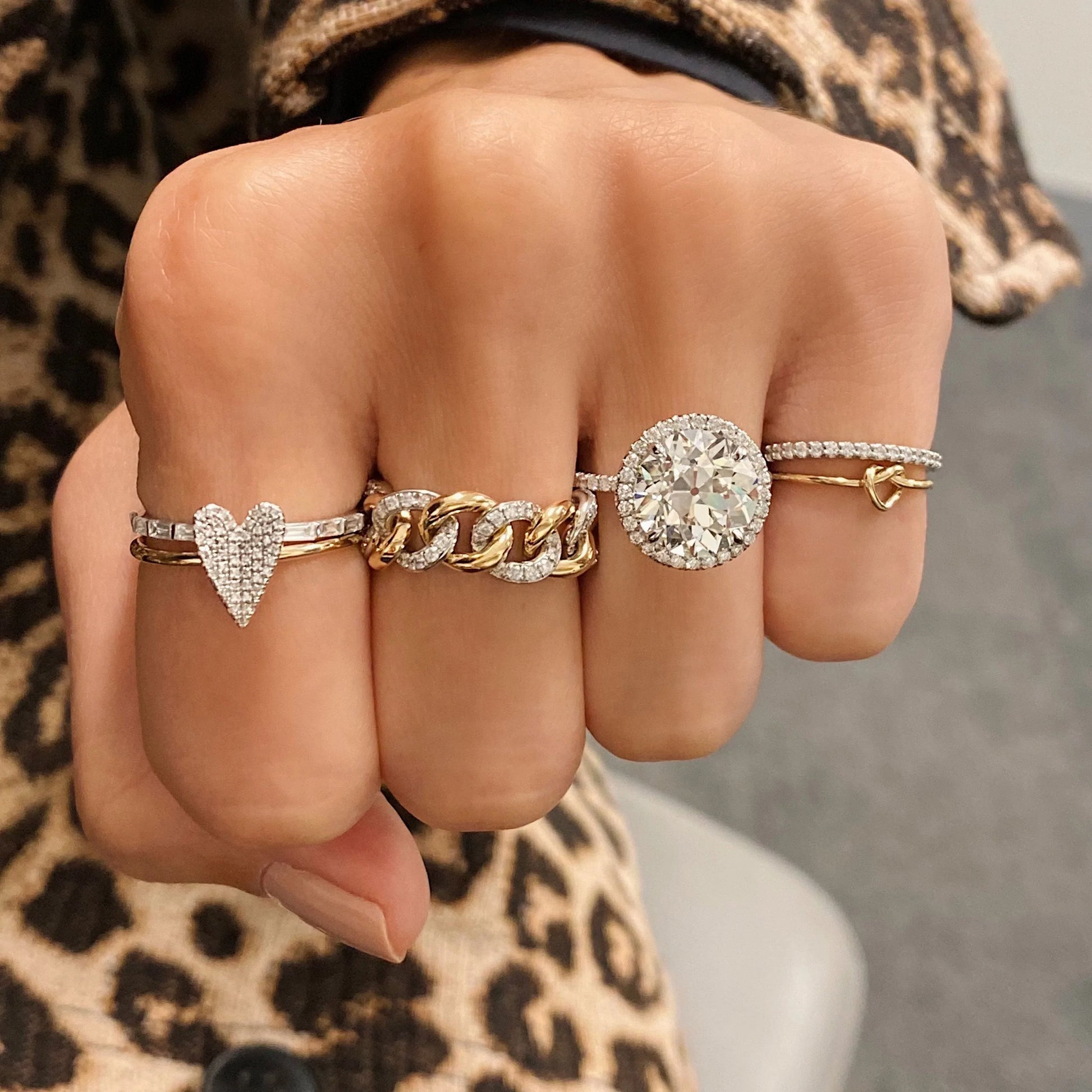 Ring Concierge Rings Diamond Heart Ring