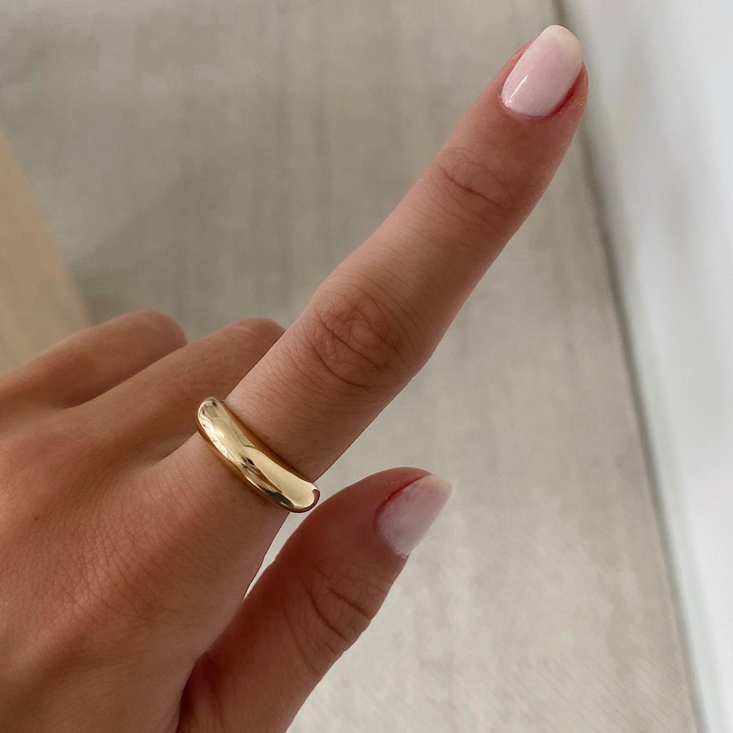 Ring Concierge Rings Gold Dome Ring