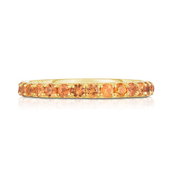 Orange Sapphire Stackable Band *pre-sale* - Ring Concierge