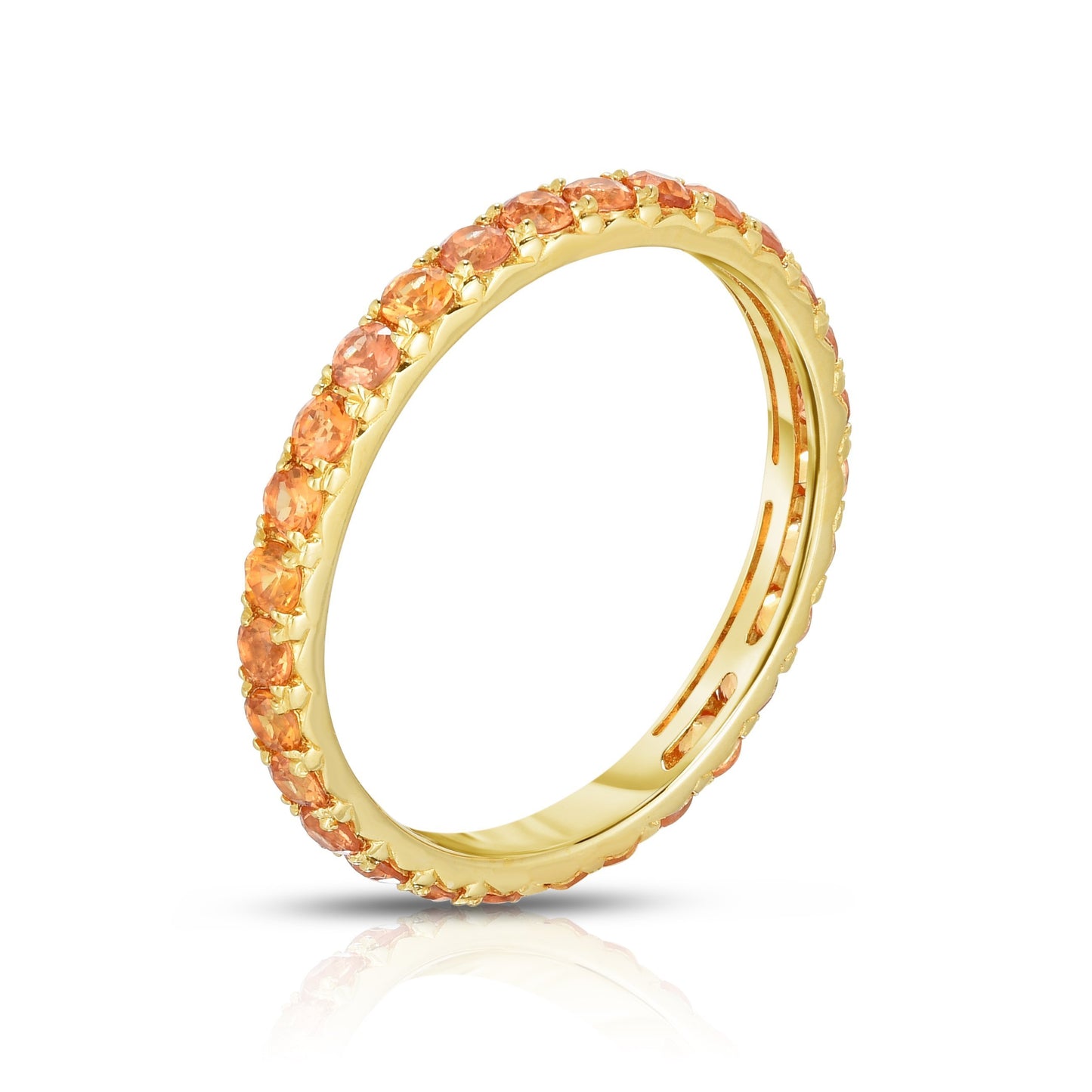 Orange Sapphire Stackable Band *pre-sale* - Ring Concierge