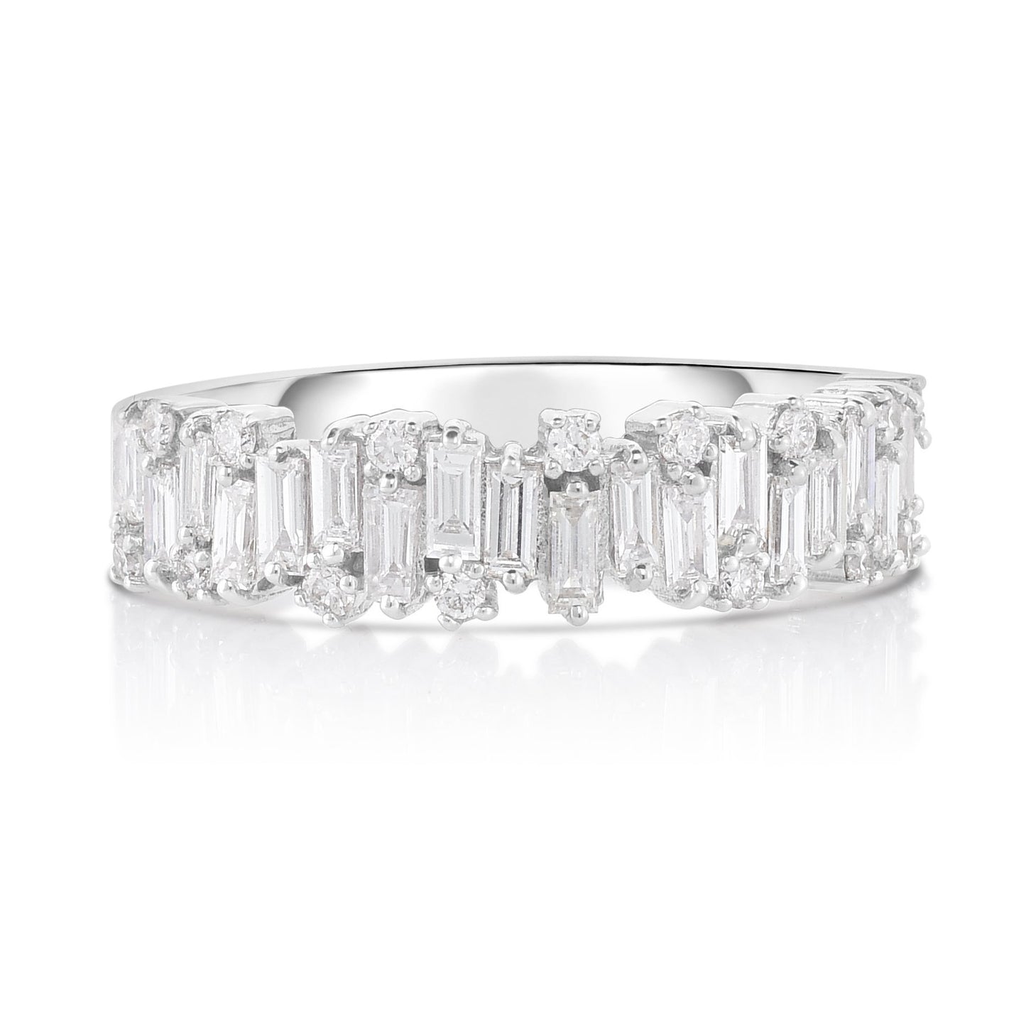 Ring Concierge Rings Round + Baguette Diamond Band