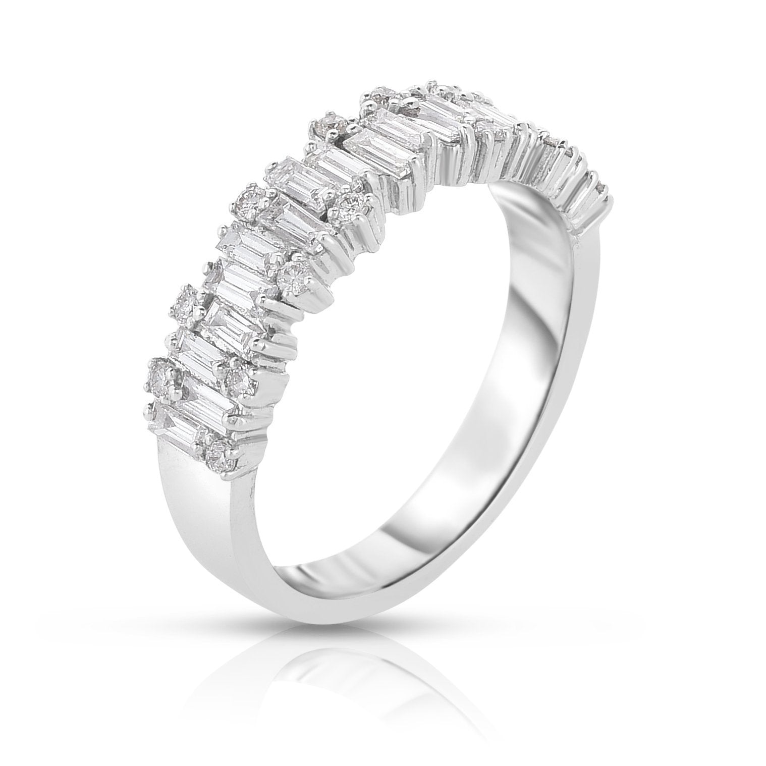 Ring Concierge Rings Round + Baguette Diamond Band