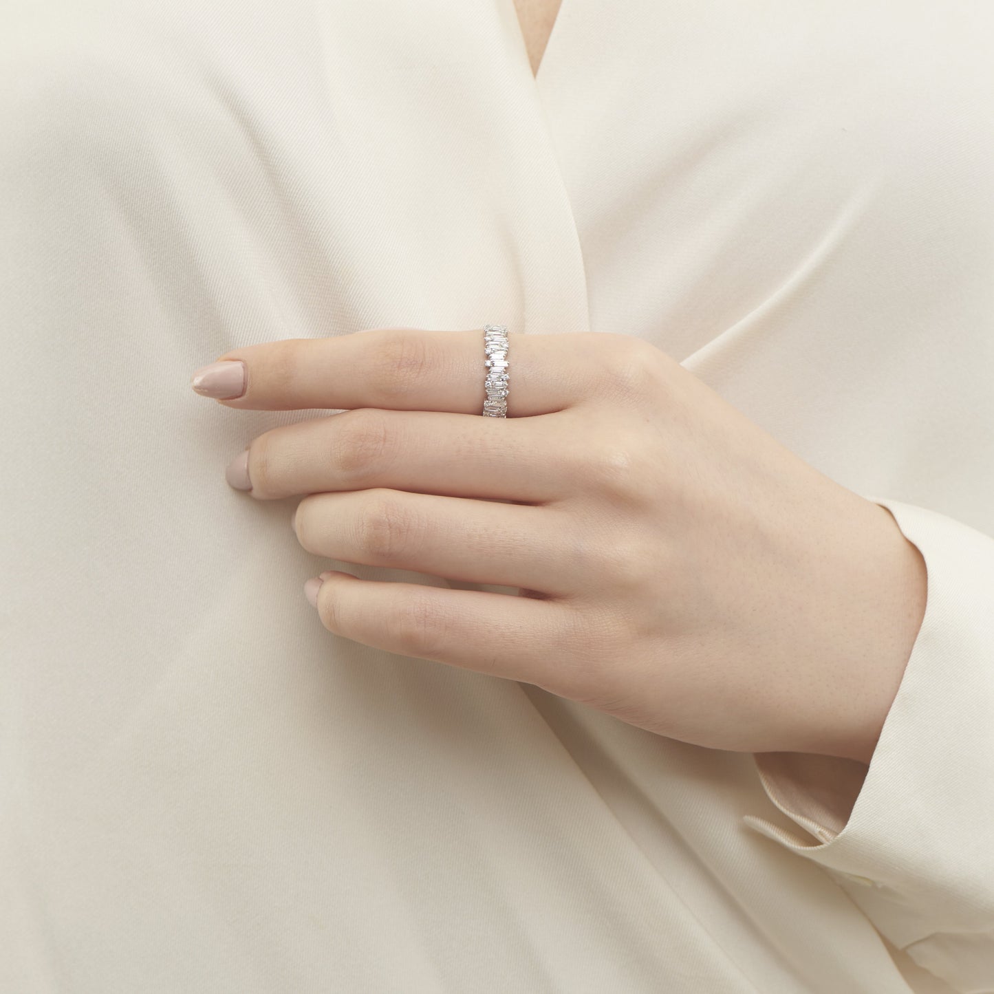 Ring Concierge Rings Round + Baguette Diamond Band
