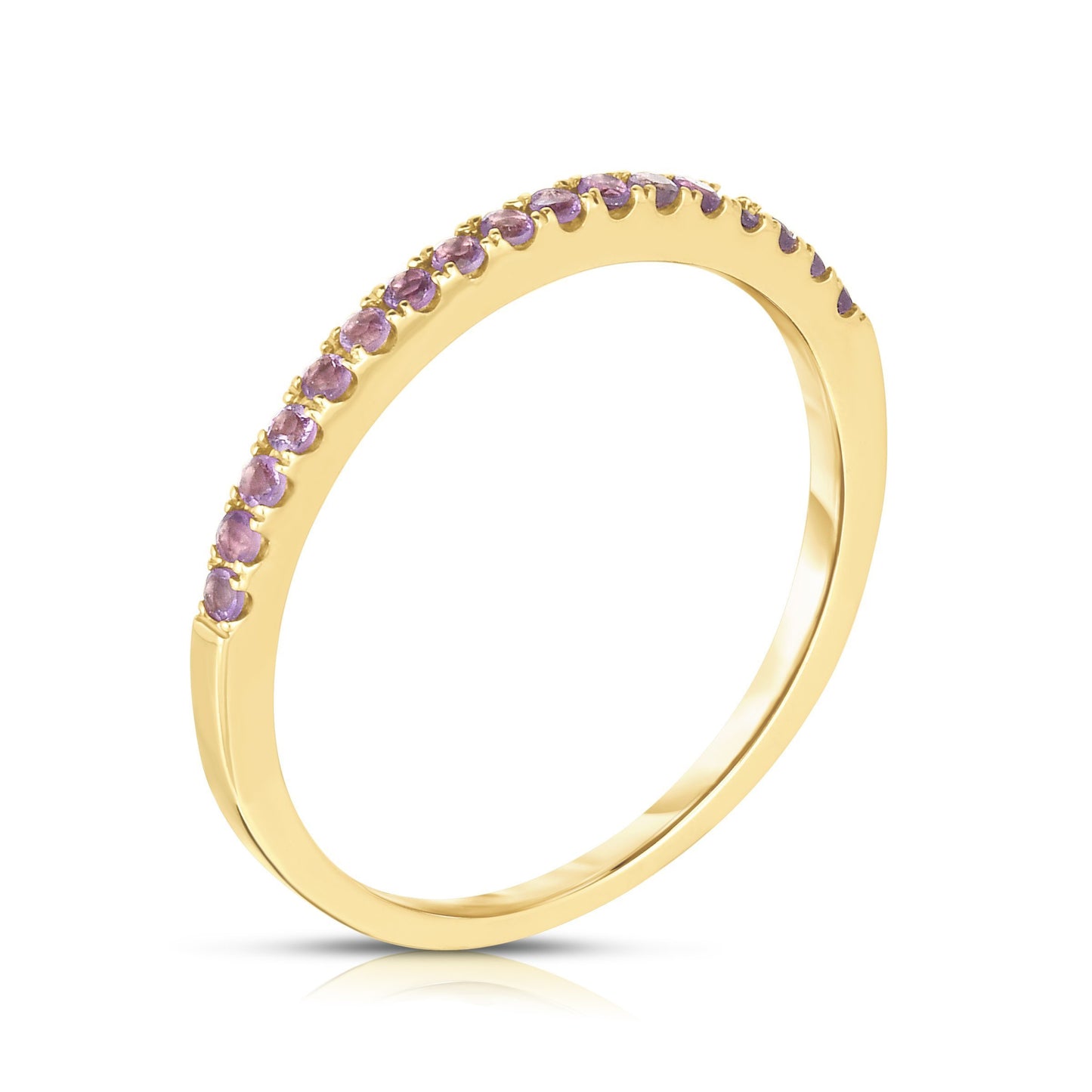 Ring Concierge Rings Stackable Pavé Amethyst Ring