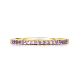 Ring Concierge Rings Stackable Pavé Amethyst Ring