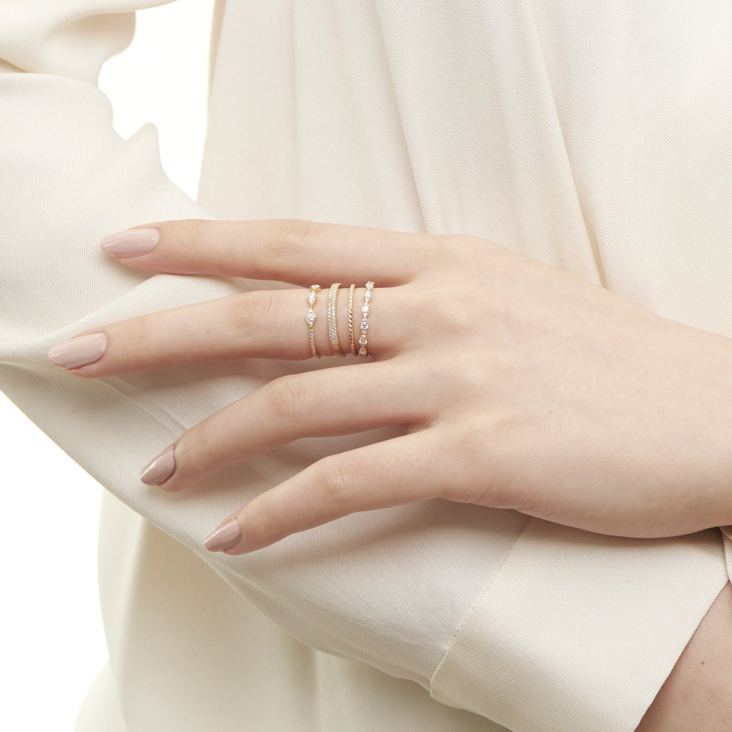 Ring Concierge Rings Triple Diamond Kite Ring