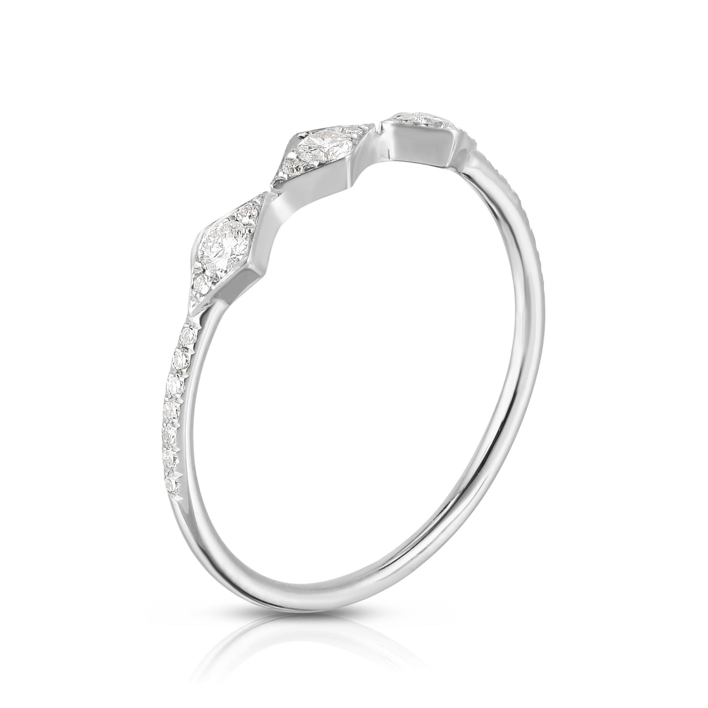 Ring Concierge Rings Triple Kite Diamond Ring